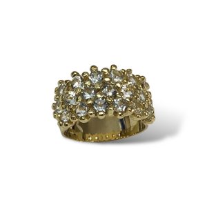 “TOPACIO” anillo artesanal 18K