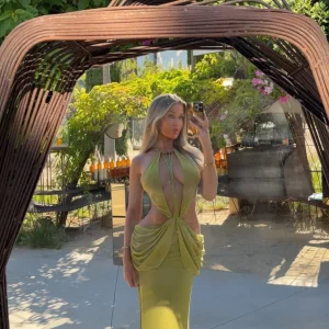 VESTIDO LIME GODDESS
