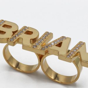 «BRIAN» anillo doble Handmade