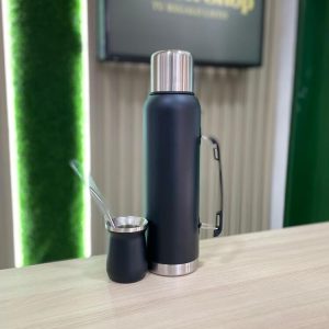 Kit Matero Completo – Termo con Tapa, Guampa y Bombilla
