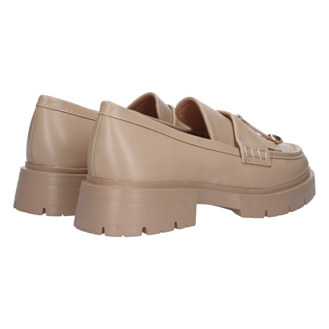 Mocasín beige flecos gruesos - Imagen 6