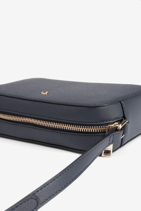 Bolso bandolera pequeño azul Vilanova - Imagen 4