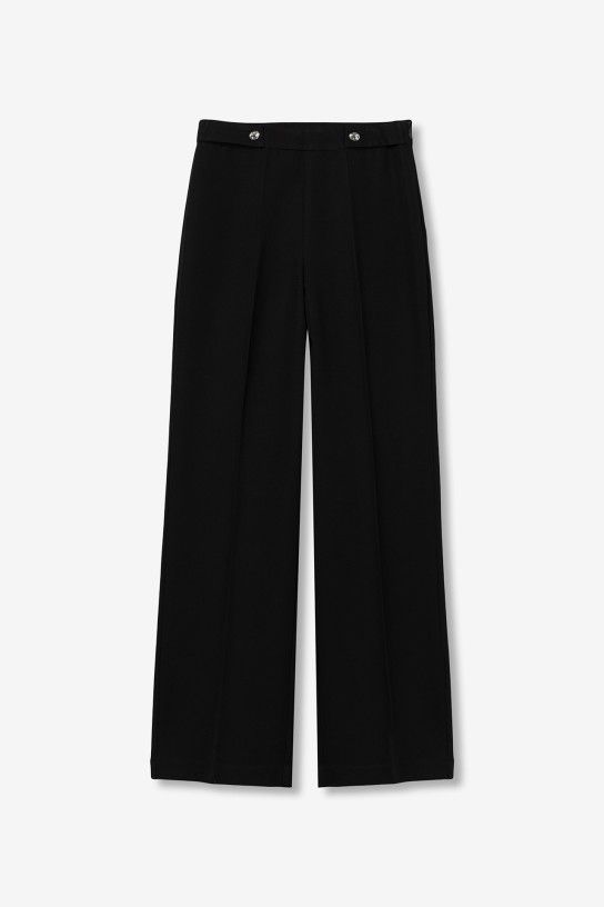 Pantalón corte sastre negro Tiffosi