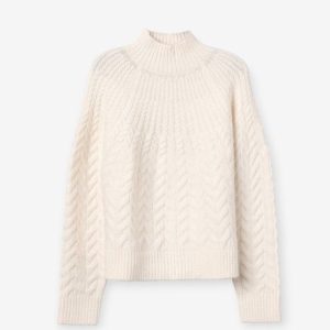 Jersey cuello perkins blanco roto Tiffosi