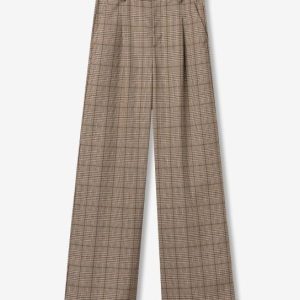 Pantalón recto estampado príncipe de gales Tiffosi