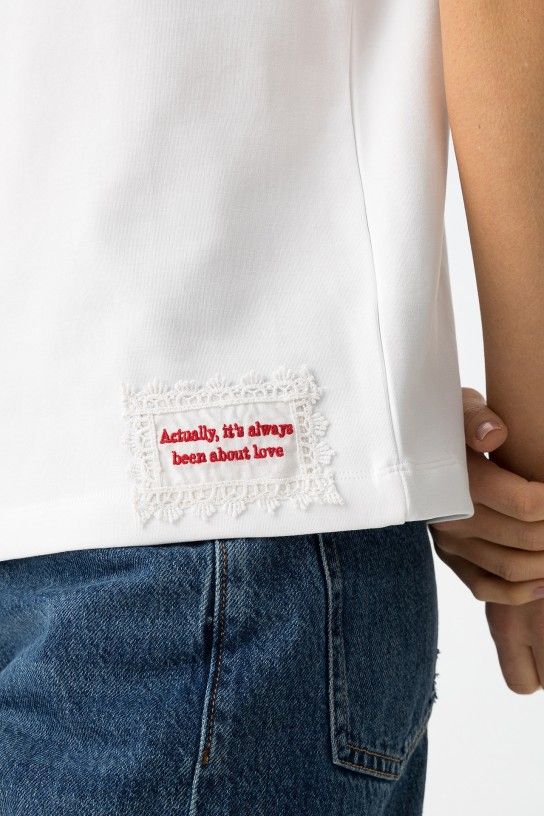 Camiseta de manga corta con estampado de corazón Tiffosi - Imagen 8