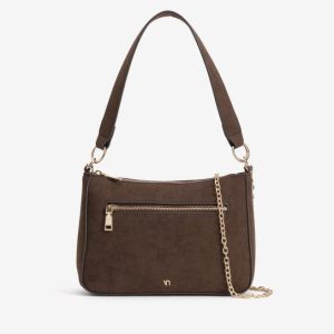 Bolso con asa larga marrón Vilanova
