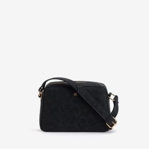 Bolso bandolera negro mediano Vilanova