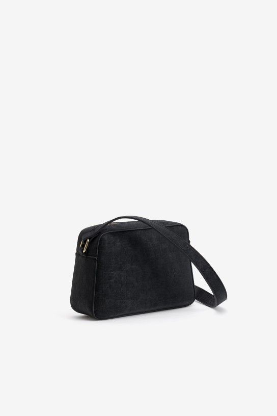 Bolso bandolera negro mediano Vilanova - Imagen 3
