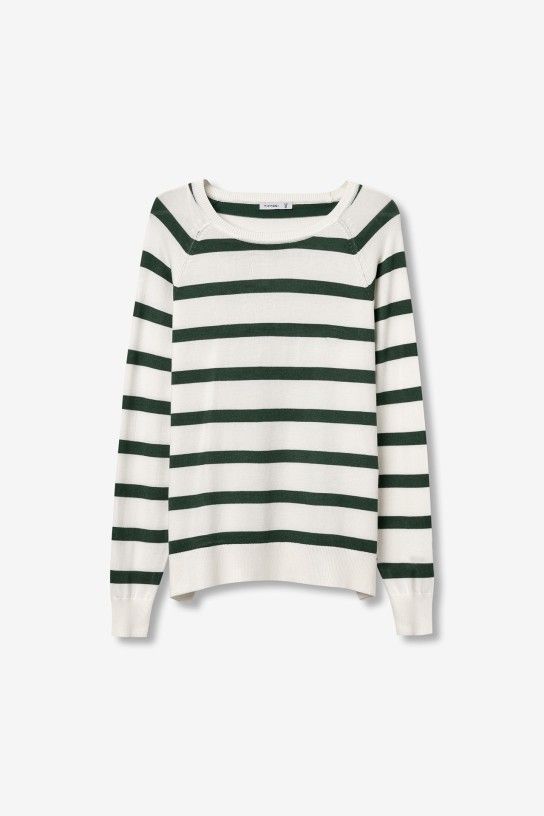 Jersey de raya marinera verde Tiffosi - Imagen 2