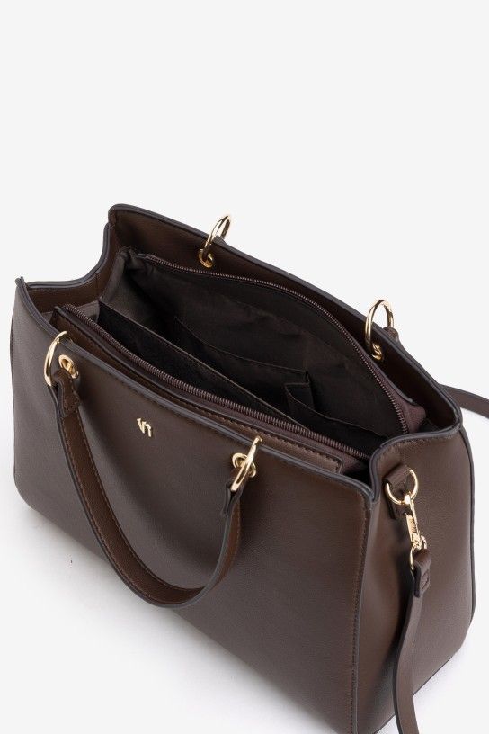 Bolso tote marrón Vilanova - Imagen 4