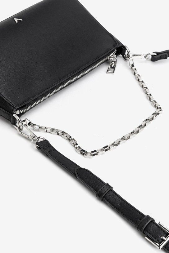 Bolso bandolera con cadena negro Vilanova - Imagen 5