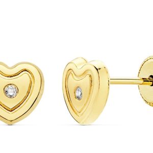 «BETSA» Pendientes de Oro Amarillo 18K