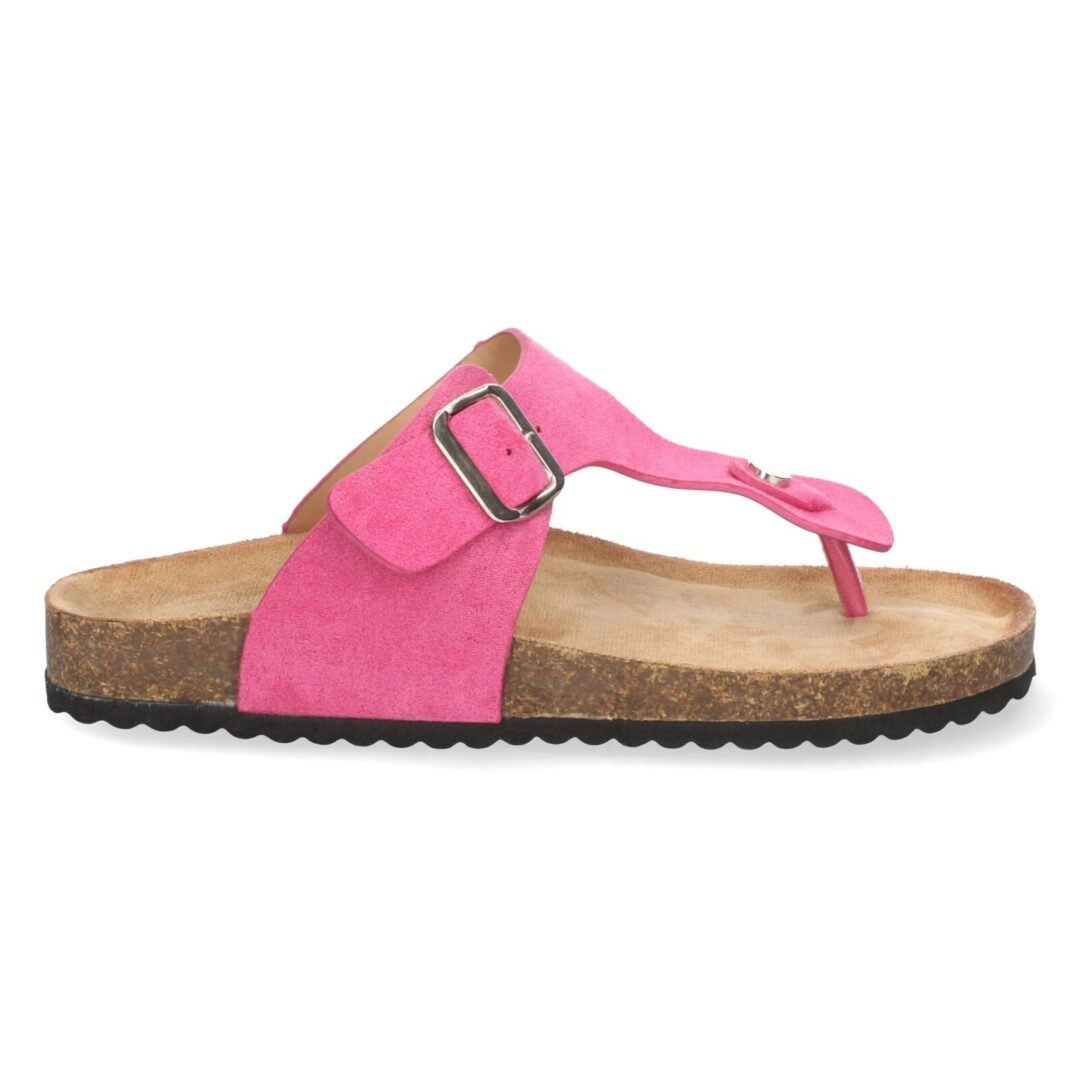 Sandalias rosas con tira hebilla anatómicas - Imagen 3