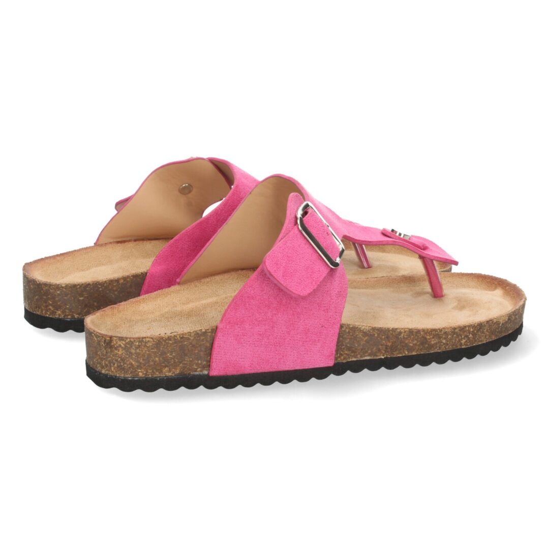 Sandalias rosas con tira hebilla anatómicas - Imagen 5
