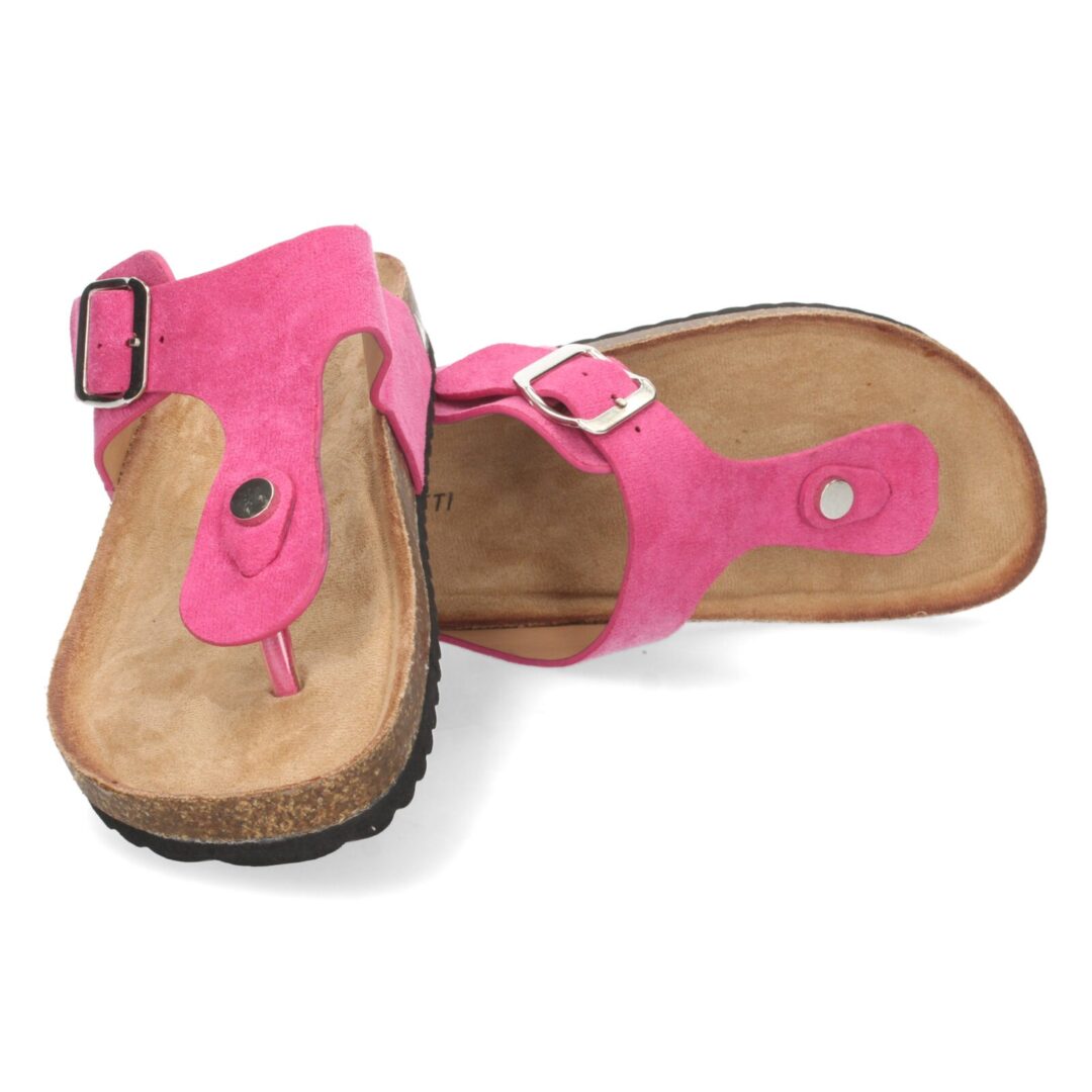 Sandalias rosas con tira hebilla anatómicas - Imagen 6