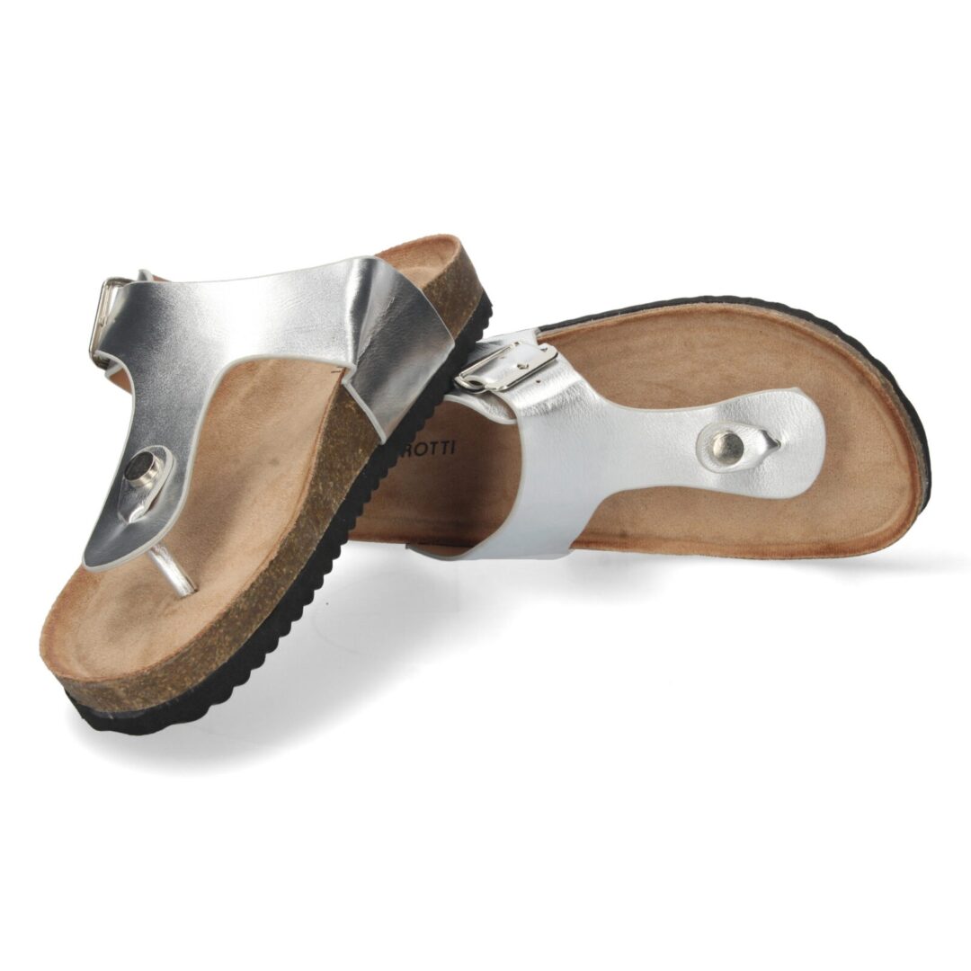 Sandalias anatómicas plata hebilla - Imagen 6