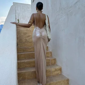 vestido largo knes