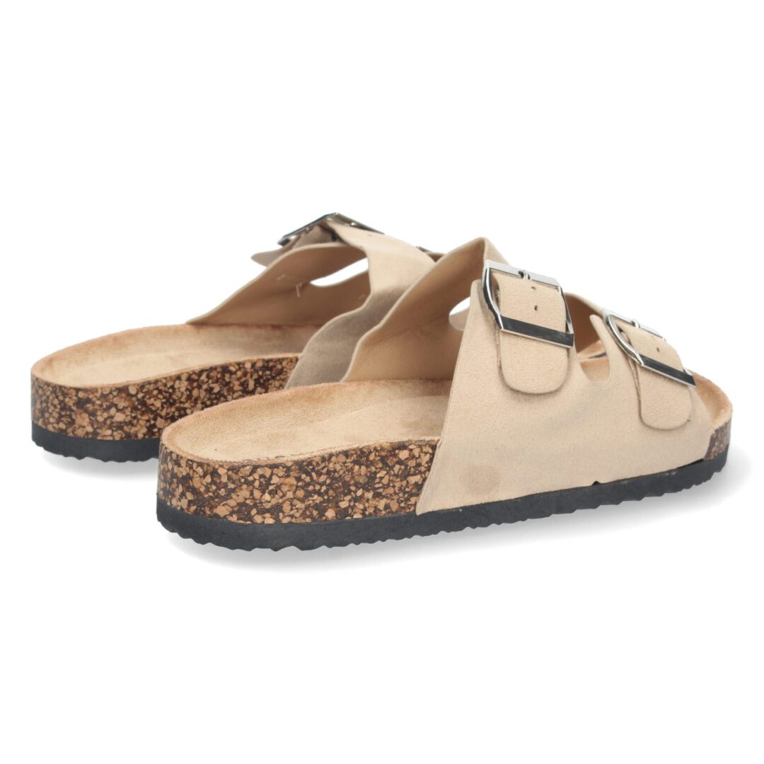 Sandalias anatómicas beige hebillas - Imagen 5