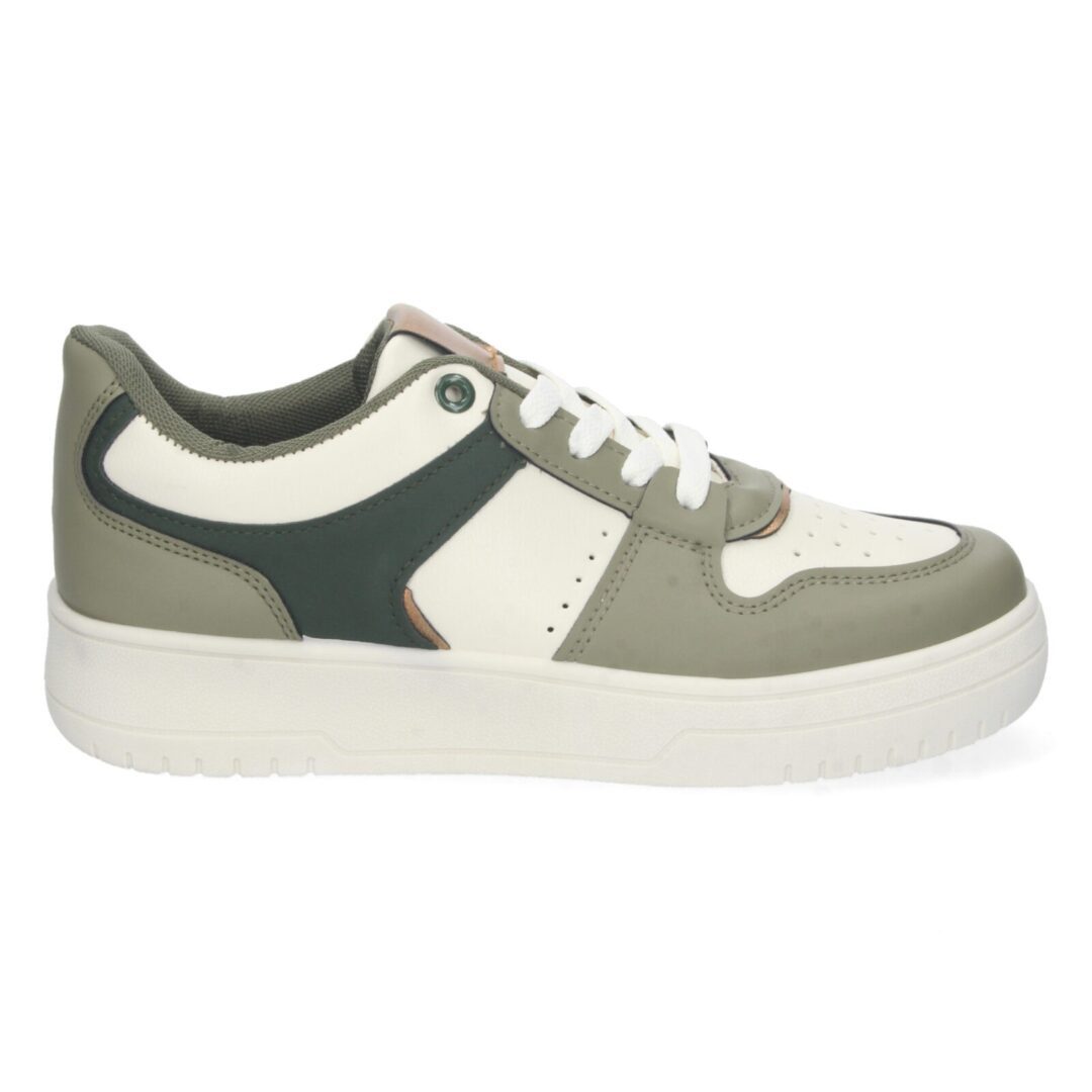 Zapatilla plataforma army verde gris - Imagen 3