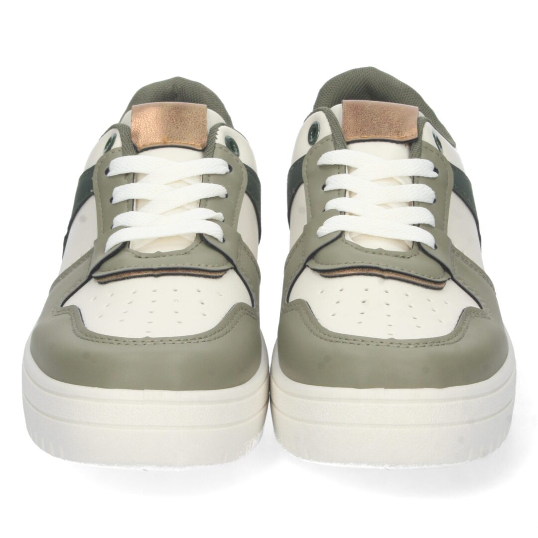 Zapatilla plataforma army verde gris - Imagen 4