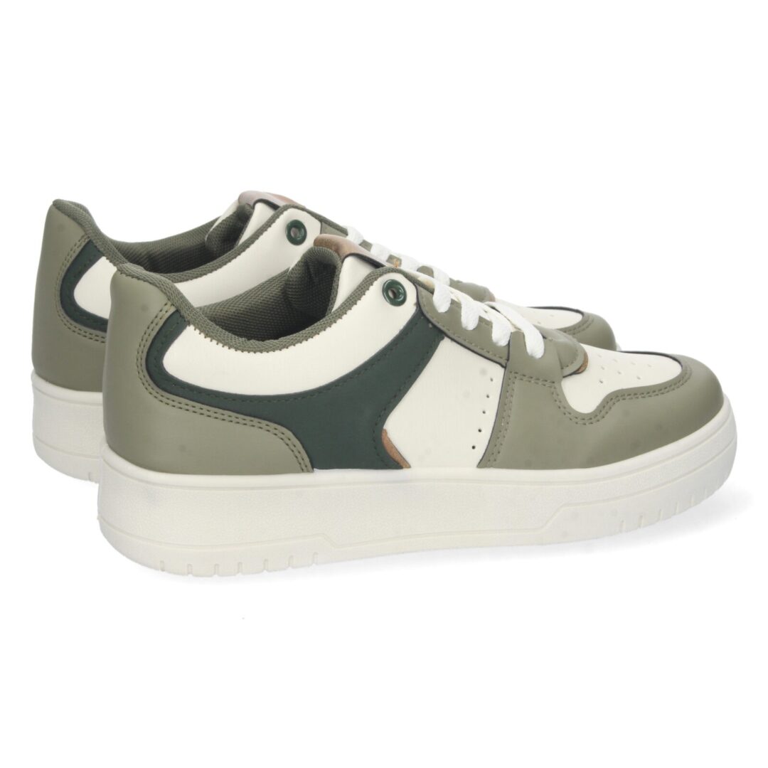 Zapatilla plataforma army verde gris - Imagen 5