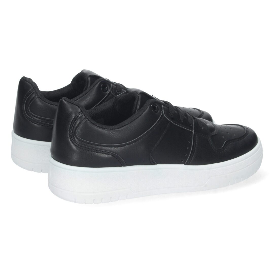 Zapatillas plataforma negras suela blanca - Imagen 5
