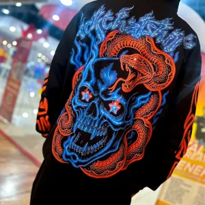 Hoodie Cierre Prime Con Cuernos Akai Heibi