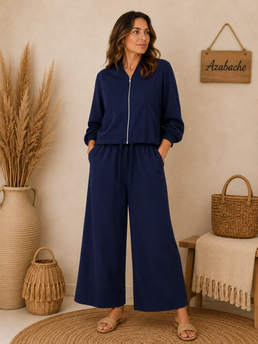 Chaqueta Bomber Fluida cremallera - Imagen 2