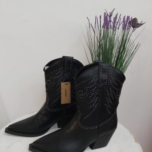 Botín Cowboy Negro