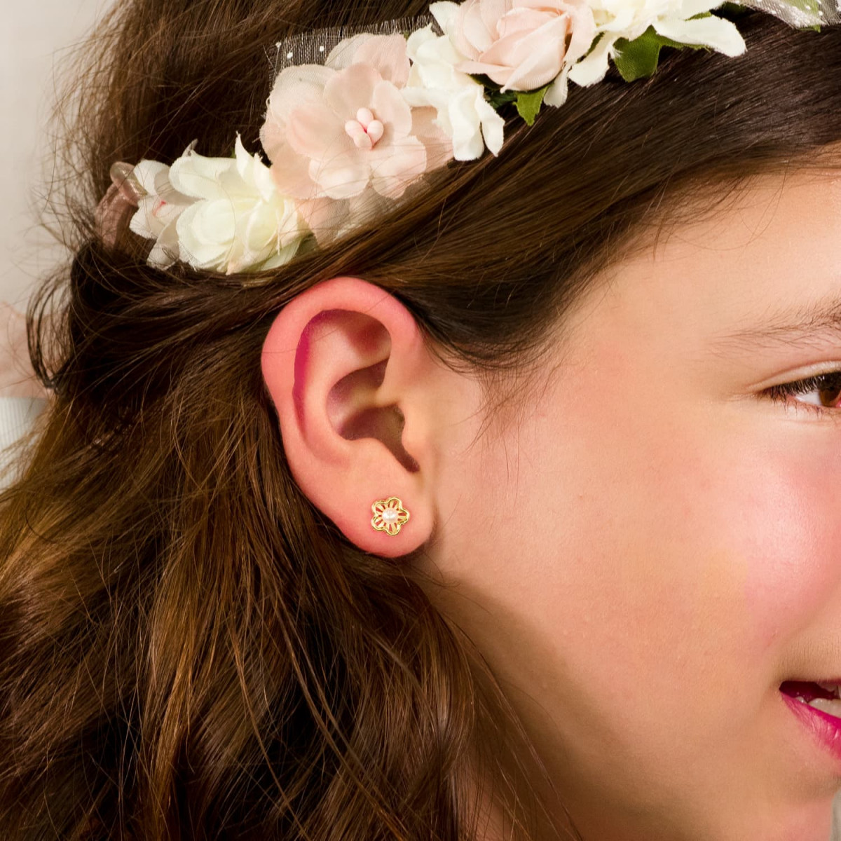 «GRACIA» pendientes oro 18K - Imagen 3