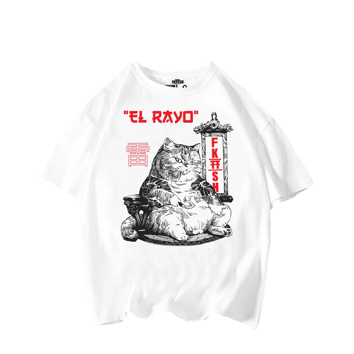 Playera Classic Oversize Gato "El Rayo" - Imagen 5