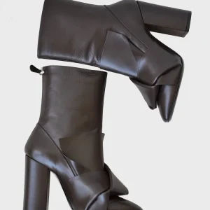 N21 botines de tacón color marrón chocolate Talla 39 Nuevos
