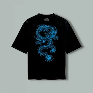 Playera Classic Oversize Exclusiva Corazón Dragón