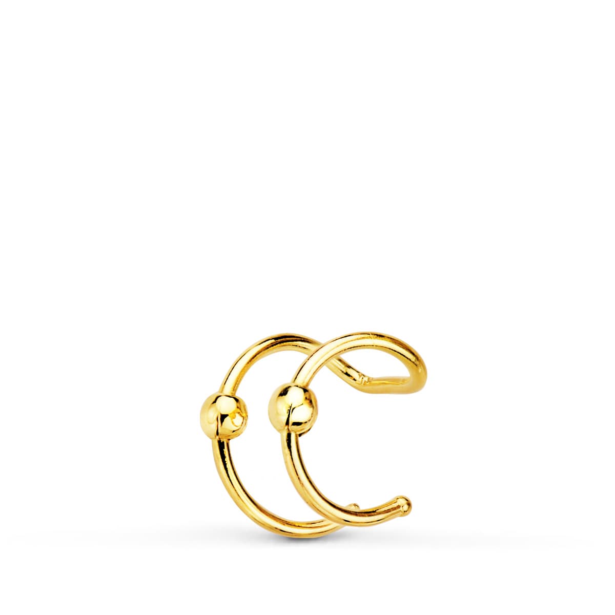 «MORGAN» 18K PENDIENTES EAR CUFF - Imagen 2