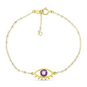 «VIOLETA» 18K PULSERA ORO