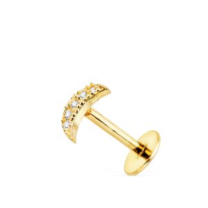 «LEUKOS» 18K PIERCING OREJA