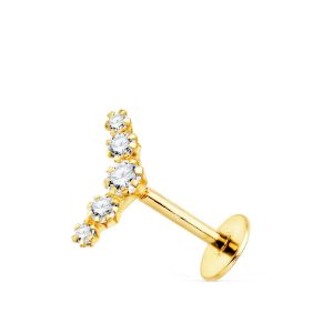 «CAMILA» 18K PIERCING OREJA