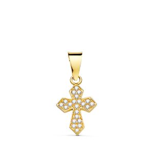 «SALVADORA» 18K CRUZ ORO