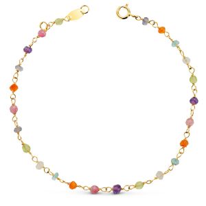 «RAINBOW» 18K PULSERA ORO