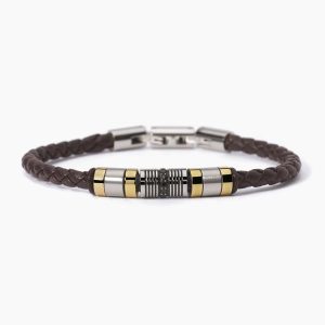 Pulsera de acero 316L PVD dorado
