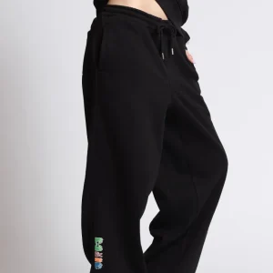 Black Onyx Wide Leg Jogger