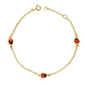 «LADY BIRD» 18K PULSERA MARIQUITAS