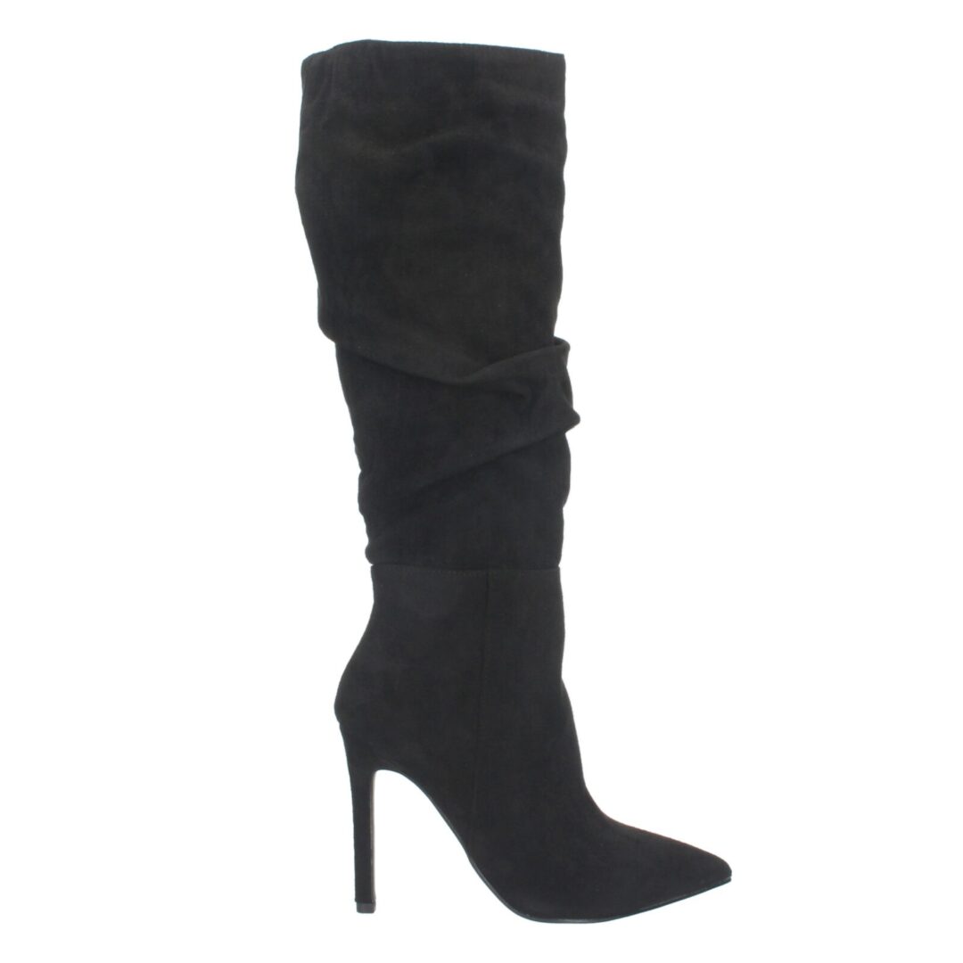 Botas tacón fino negro - Imagen 3