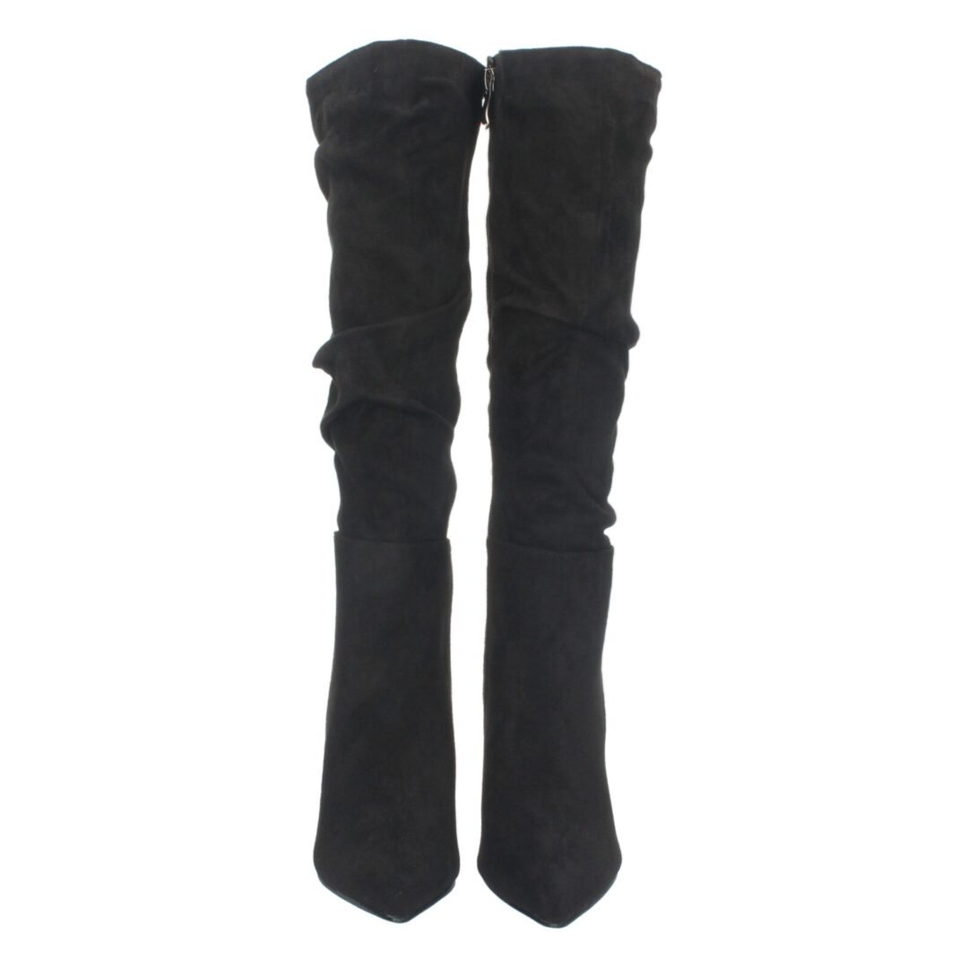 Botas tacón fino negro - Imagen 4