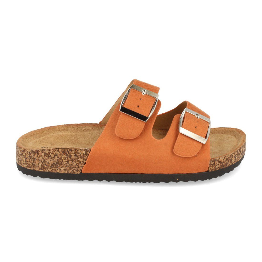 Sandalias doble hebilla naranja Buonarotti - Imagen 3