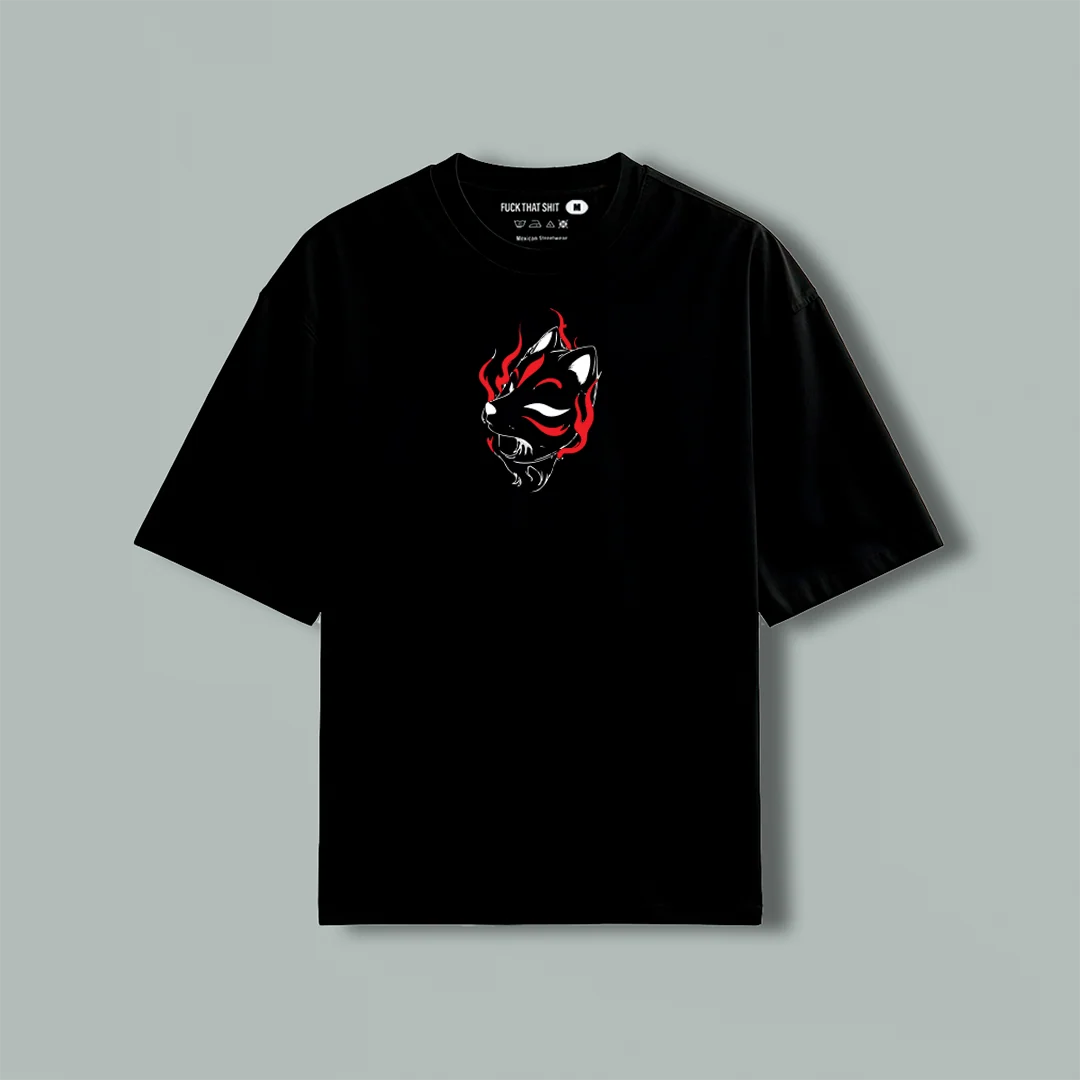 Playera Classic Oversize Kichiro El Zorro Samurai - Imagen 4