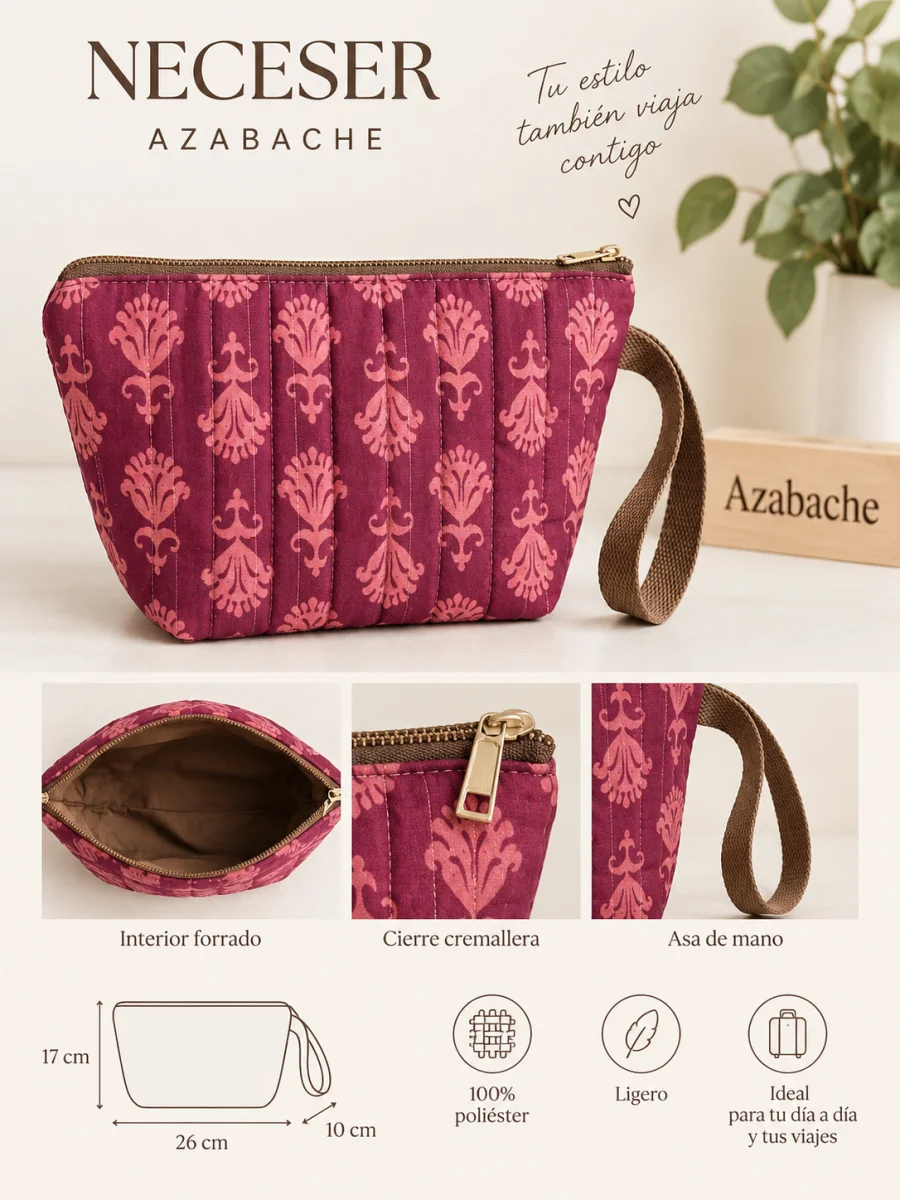 Neceser Forrado Estampado - Imagen 3