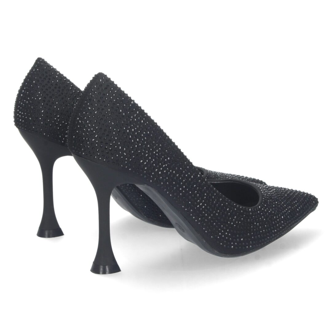 Zapato tacón alto negro brillante - Imagen 5