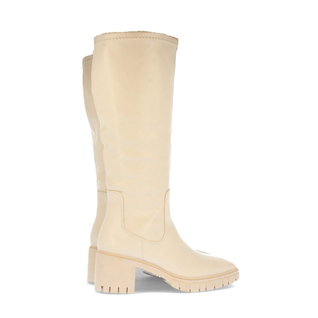 Botas altas con suela track beige - Imagen 5